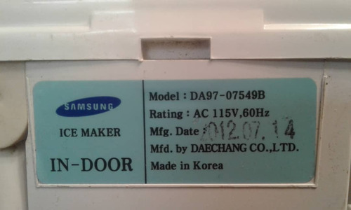 Fabricador De Hielo Para Neveras Samsung