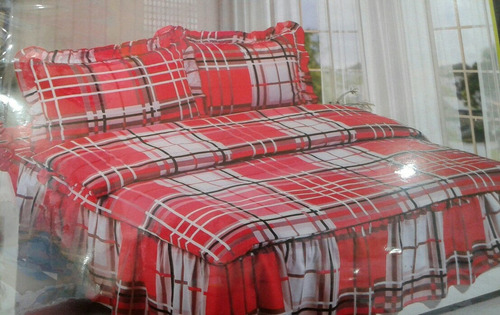 Juego De Sabanas Queen Y Cortinas Incluidas Marca Casa Viva