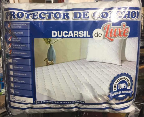 Protector De Colchón Acolchado, Tamaño King Premium