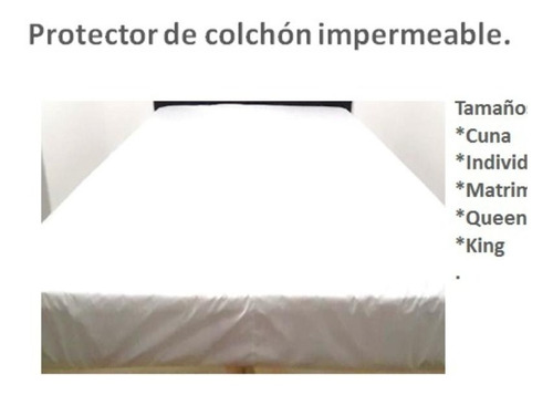 Protector De Colchón Impermeable