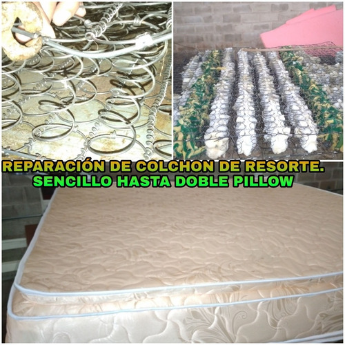 Reparacion Colchon Resorte.