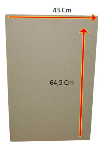 1 Tabla De Madera Mdf. 64,5 X 43cm. 1.5 Cm Grosor. Nueva