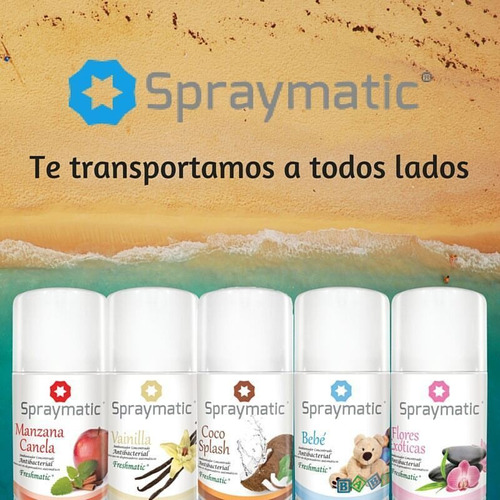 Ambientadores Antibacteriales Spraymatic 190g