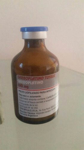 Ampolla Carboplatino