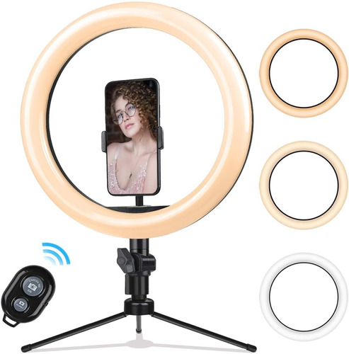 Aro De Luz Led 7'' O Anillo Lampara Para Videos Tiktok Profe