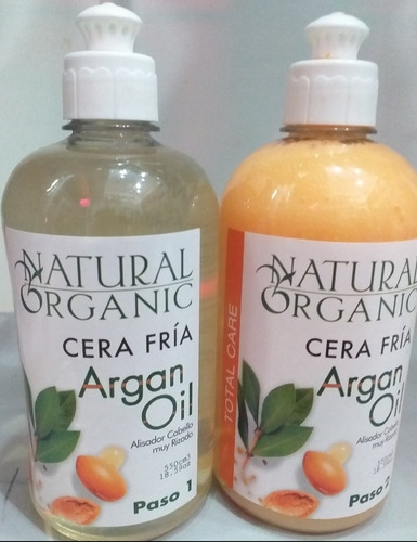 Cera Fria De Argan Natural Organic
