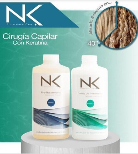 Cirugía Plástica Capilar Nk. Presentación De 450 Ml Y