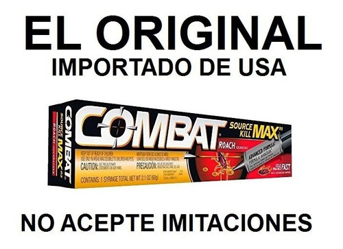 Combat Gel Mata Cucarachas Chiripas Original Importado 60g