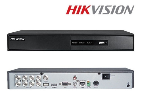 Dvr Hikvision Turbo Pentahibrido 8ch 720p/p H264 Video C