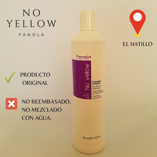Fanola No Yellow - Original - 350 Ml