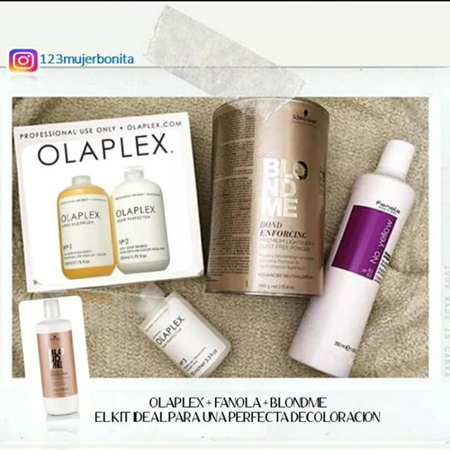 Kit#2 Olaplex 123 Fanola Blondme Tienda Ccs