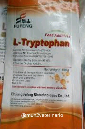L Triptofano Feed Grade 98% X 25 Kgs