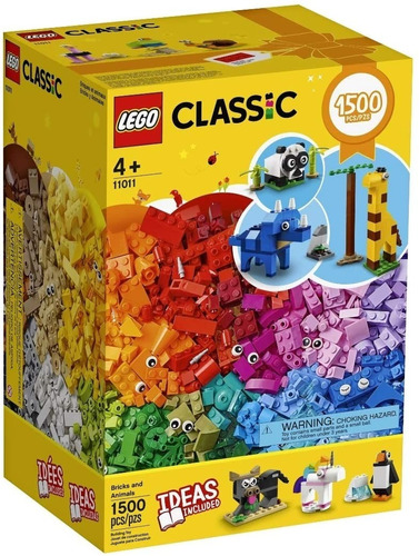 Lego Classic  Ladrillos Y Animales  Pzs