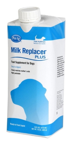 Milk Replacer Plus 472ml Sustituto De Leche Para Cachorros
