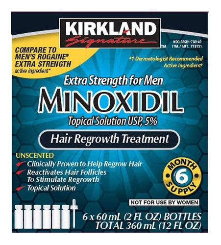 Minoxidil De Kirkland Original Somos Tienda Física