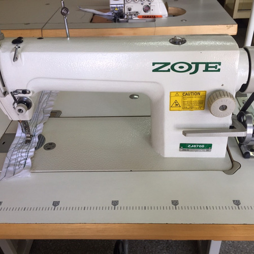 Máquina De Coser Recta Industrial Zoje Con Lubricación