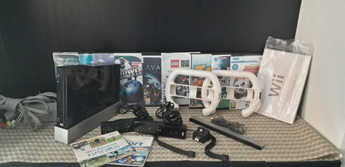 Nintendo Wii 110v En Color Negro