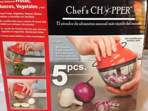 Picador De Alimentos Manual Chef's Chopper Nuevo