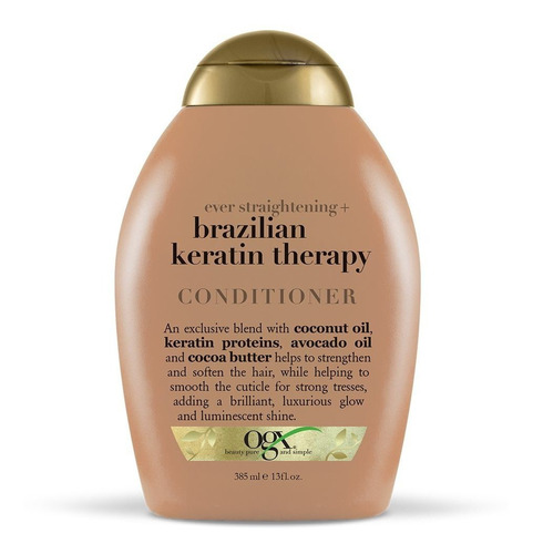 Rinse. Braziliam Keratin Therapy. Ogx