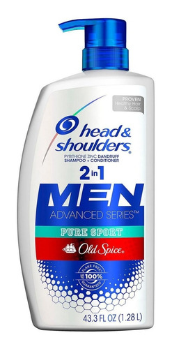 Shampoo Head And Shoulders 2 En 1 Advanced Series Old Spice