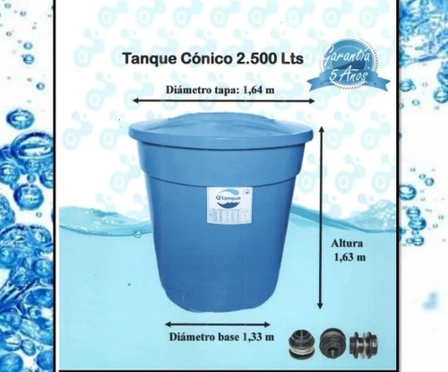 Tanque Para Agua De  Litros