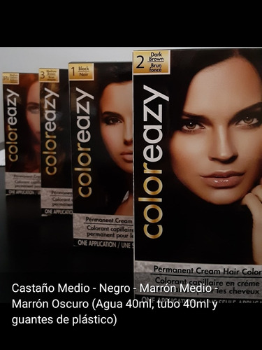 Tinte Cabello Coloreazy Inc. Agua Oxigen, Guantes 2-pack