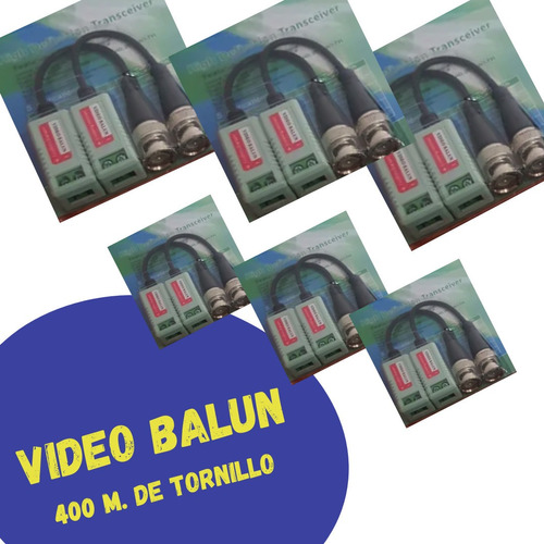Video Balun 4 (pack) Ahd/cvi/tvi/cvbs. 720p/p. 400m