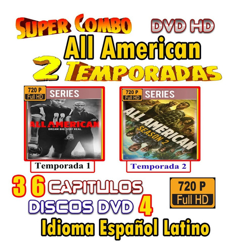 All American Temporadas 1 Y 2 En Hd 720p Latino Dual