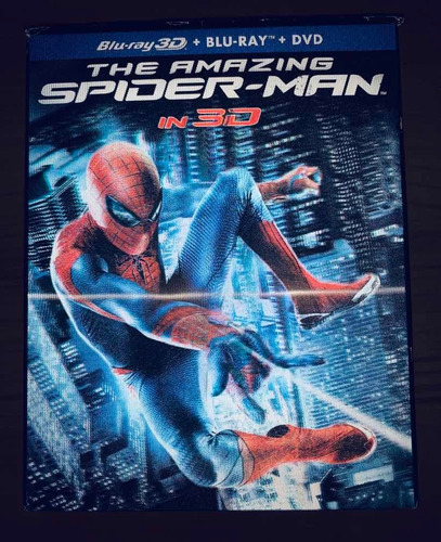 Blu Ray 3d Original Spiderman El Hombre Araña Como Nueva
