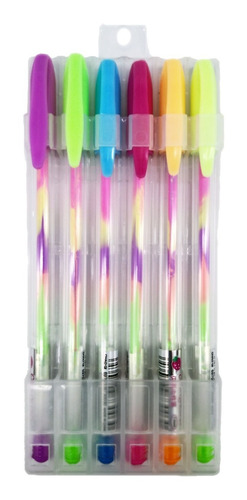 Bolígrafos De Colores Lapicero Con Olor (6pzas)