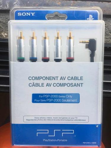 Cable Rca Component Psp 2000 3000 3001 Para Ver Juegos En Tv