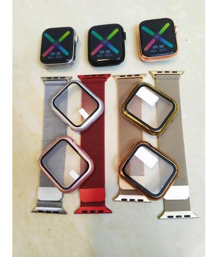 Correas Acero Y Protector(marco-pantalla) Apple Watch42/44mm