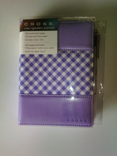 Cuaderno Libreta Journal Cross Original Con Bolígrafo