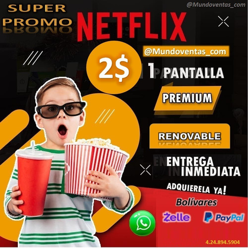 Cuenta Netfli H D 4 K Premium Entrega Inmediata Original