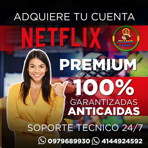Cuentas Netflix Sin Caidas Individual O Paquete +bono