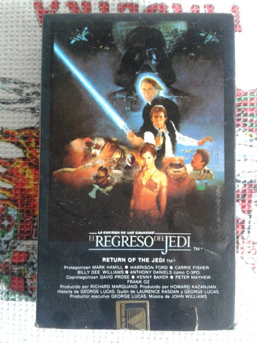 El Retorno Del Jedi, Cinta Original De Betamax.