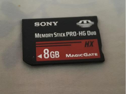 Memoria Memory Stick Pro Duo De 8gb Sony Psp Cámara Ps3