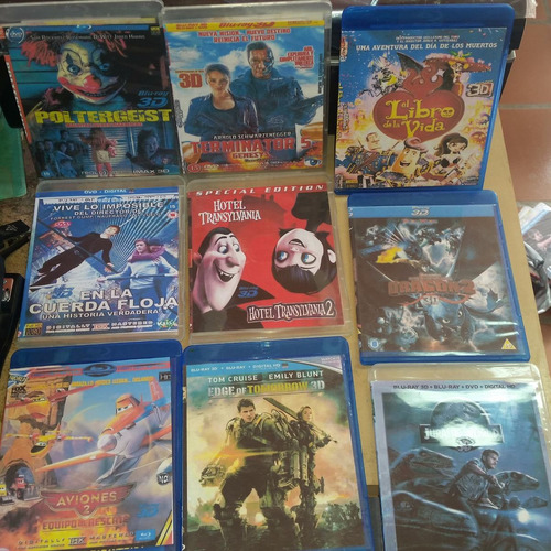 Peliculas Blu Ray 3d Nuevas Printeadas