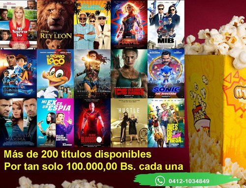 Peliculas Digitales Mas De 200 Titulos