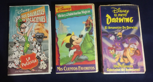 Peliculas Vhs Disney Clásico Infantiles Originales Ref. 5