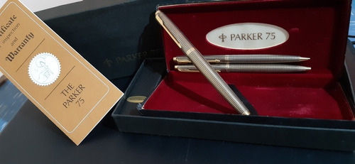 Pluma Bolígrafo Portamina Parker 75 Original Oro 14k