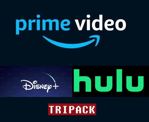Tripack Amazon Prime + Disneyplus + Hulu Precio Por Tripack