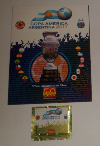 Album Copa America Argentina  Panini (vacio) + 1 Sobre