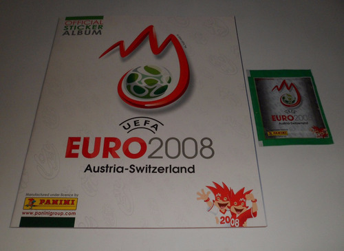 Album Euro  Austria-switzerland Panini Vacio+ 1 Sobre 6v