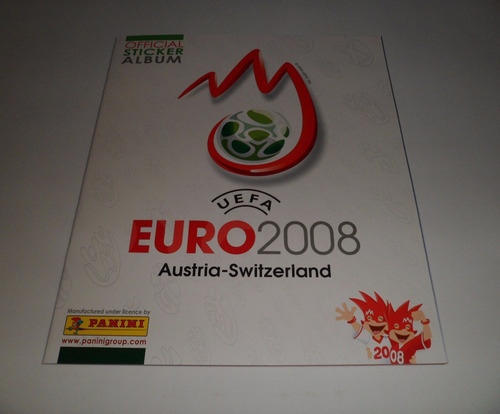 Album Euro  Austria-switzerland Panini (vacio) (4 Vrds)