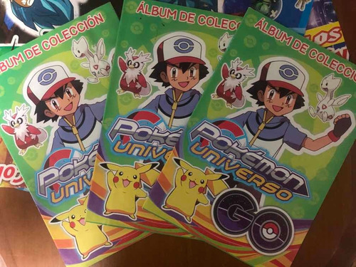 Barajitas Cromos Con Album Pokémon Go Universo