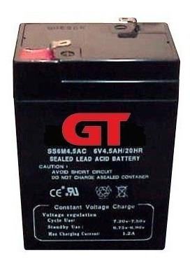 Baterías 6 V 4 Ah Para Lamparas De Emergencia Selladas
