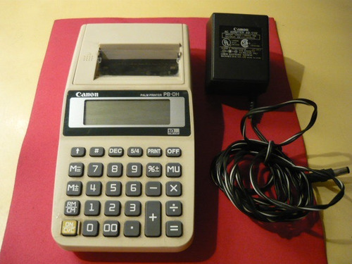 Calculadora Canon Palm Printer Pb-dh 10 Digitos Ver Descrip.