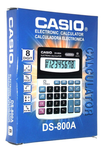 Calculadora Casio Ds-800a Con Sonido Al Oprimir La Tecla W9