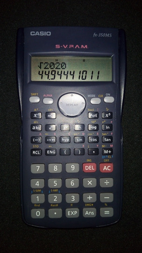 Calculadora Casio Fx-350ms S-v.p.a.m.